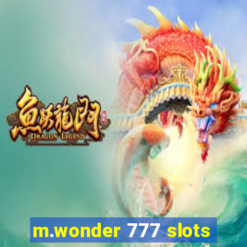 m.wonder 777 slots